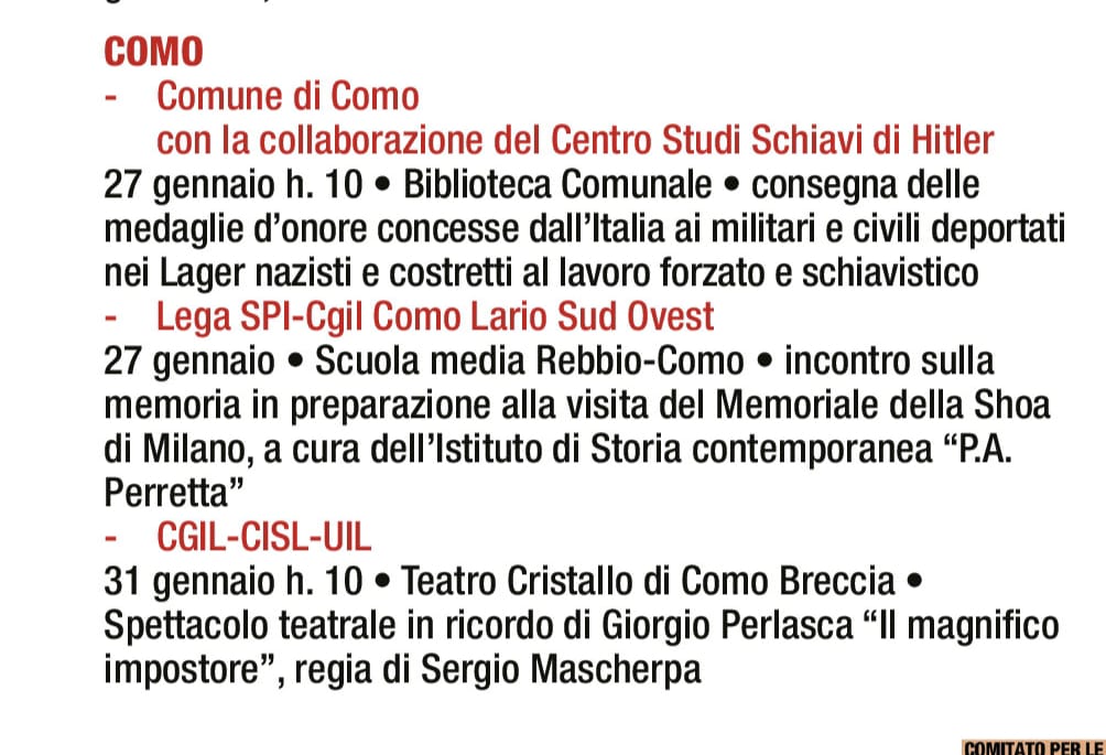 Featured image for “Dal Binario 21 ai campi di concentramento”