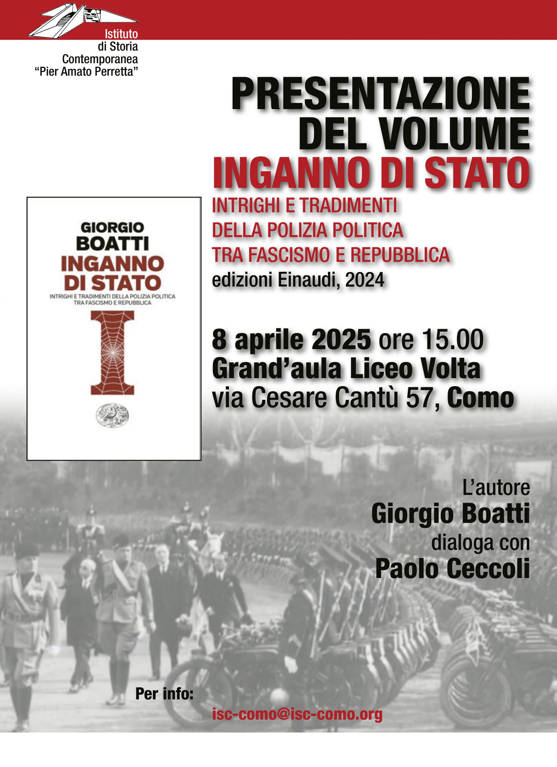 Featured image for “Presentazione del volume Inganno di Stato”