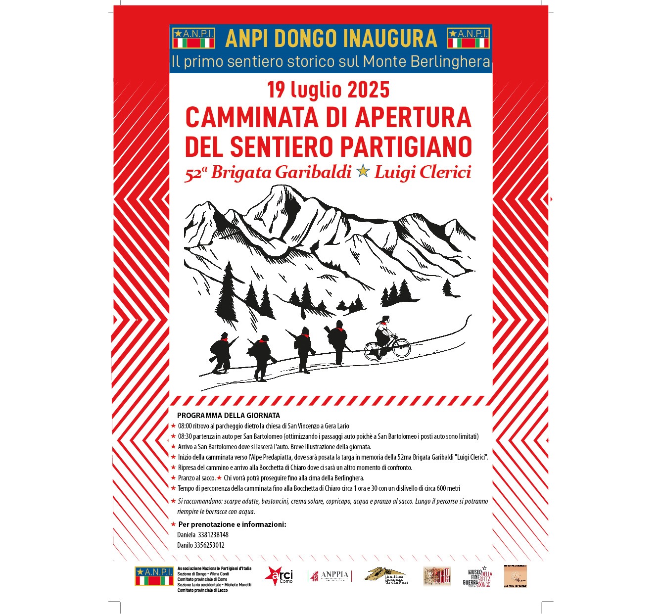 Featured image for “Camminata di apertura del Sentiero Partigiano”